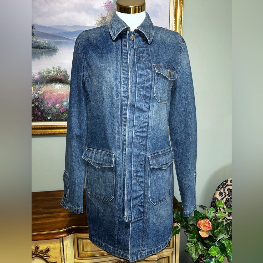 Ralph Lauren Mid Length Blue Denim Jacket